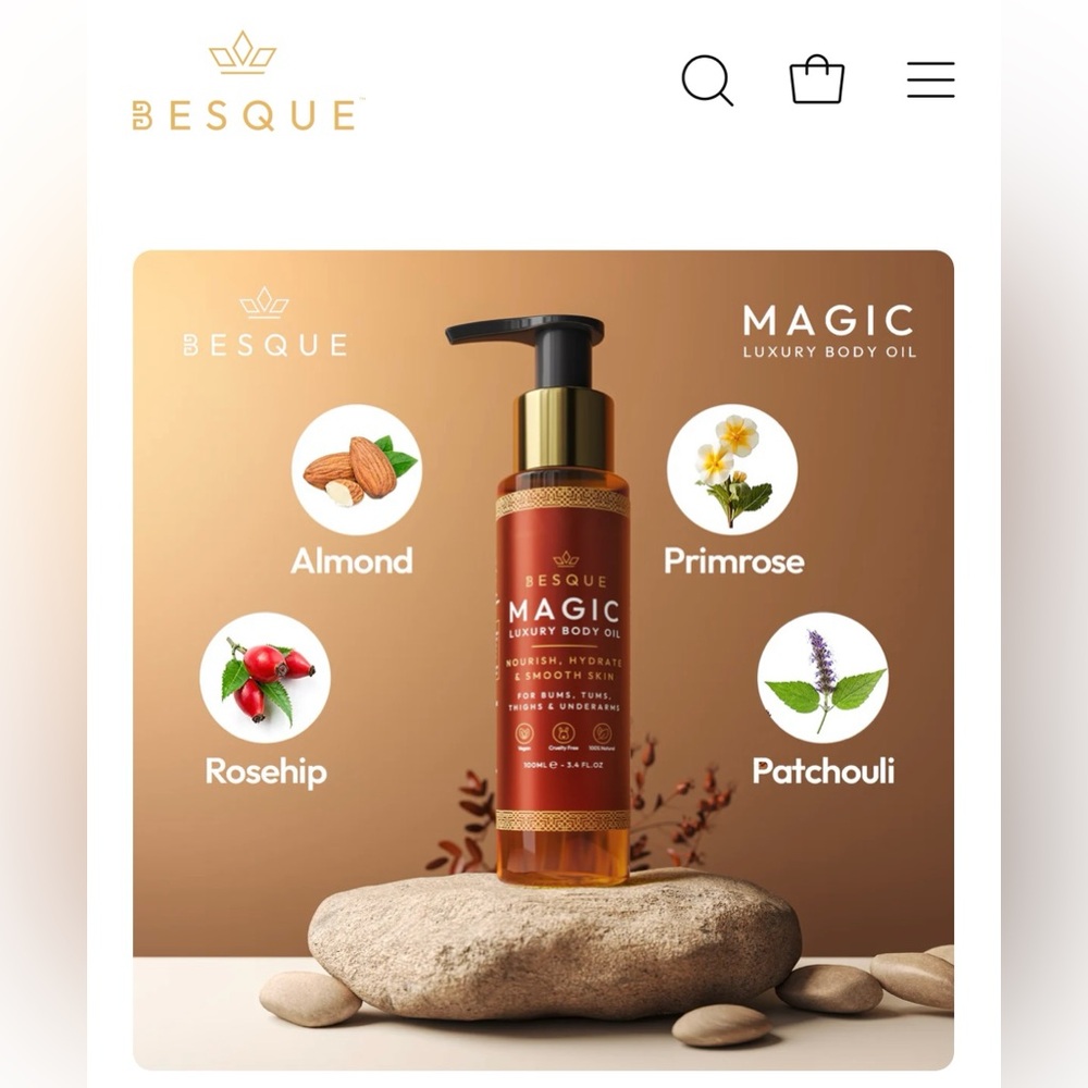 Besque Magic Body Oil x3